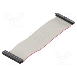 10 pcs : DS1052-01-402B2NA201501 - Ribbon cable with IDC connectors, Cable ph: 1mm, 0.15m, 40x28AWG