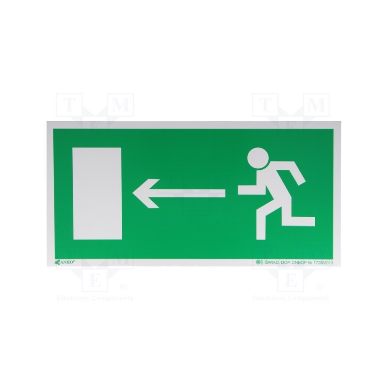 10 pcs : 3E150/300PS -AS - Safe condition sign, PS, W: 150mm, H: 300mm