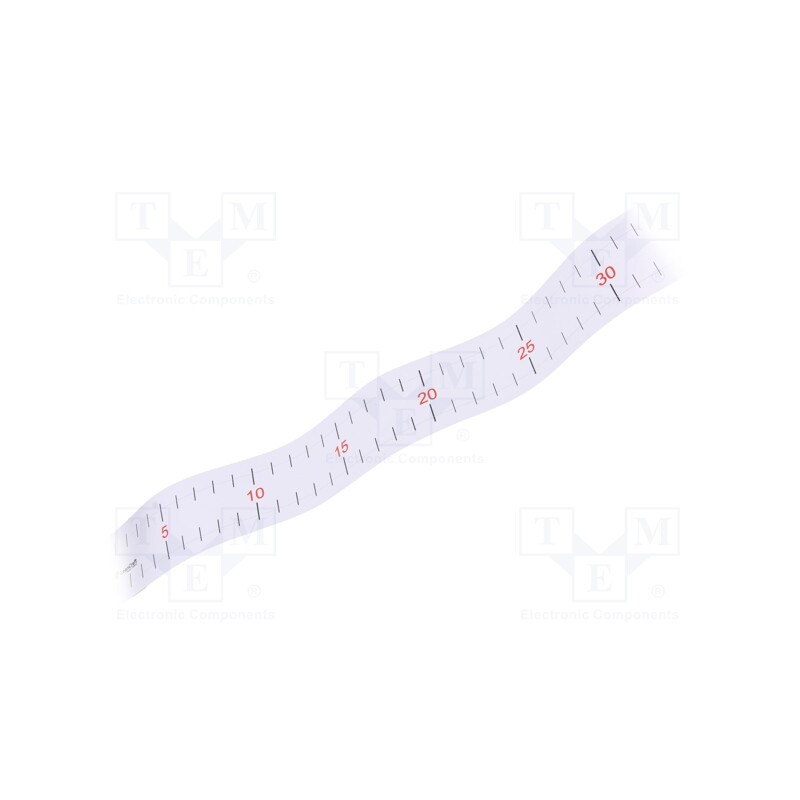 10 pcs : EBISU-3-60-W - Ruler, L: 0.6m, self-adhesive, measure, glued
