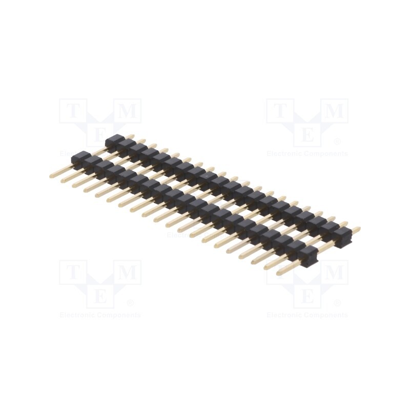 10 pcs : ZL2019-20 - Pin header, pin strips, male, PIN: 20, double deck, straight, THT