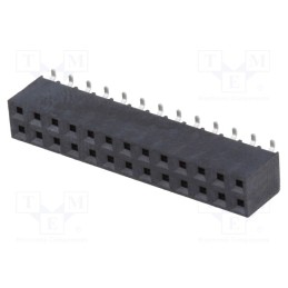 10 pcs : ZL264-26DG - Socket, pin strips, female, PIN: 26, vertical, 2.54mm, SMT, 2x13