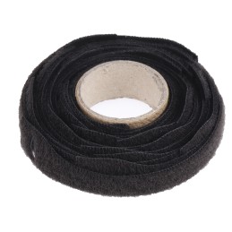 1 Bag of 25 - RS PRO Cable Tie, Hook and Loop, 150mm x 20 mm, Black Fabric