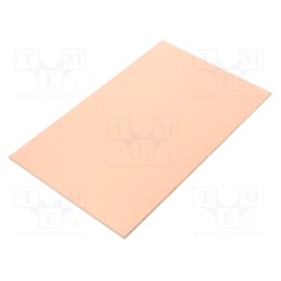 10 pcs : 610-4 - Laminate, FR4,epoxy resin, 1.6mm, L: 100mm, W: 160mm