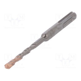 10 pcs : 80700600100 - Drill bit, for concrete, Ø: 6mm, L: 110mm, metal, cemented carbide