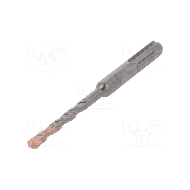 10 pcs : 80700600100 - Drill bit, for concrete, Ø: 6mm, L: 110mm, metal, cemented carbide