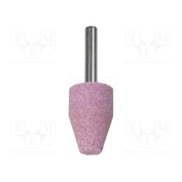 10 pcs : 2173000 - Grindingstone, 10÷20mm, Mounting: rod 6mm, Kind of file: conical