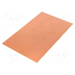 10 pcs : - Laminate, FR4,epoxy resin, 0.8mm, L: 160mm, W: 100mm, double sided