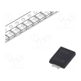10 pcs : PDS3100Q-7 - Diode: Schottky rectifying, SMD, 100V, 3A, PowerDI®5,