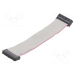 10 pcs : DS1052-242B2MA201501 - Ribbon cable with IDC connectors, Cable ph: 1.27mm, 0.15m