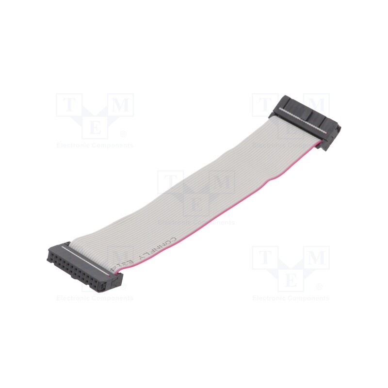 10 pcs : DS1052-242B2MA201501 - Ribbon cable with IDC connectors, Cable ph: 1.27mm, 0.15m