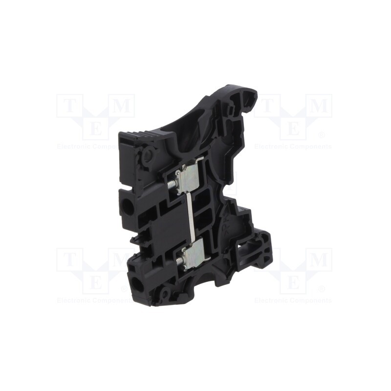 10 pcs : ZS4-BK | 1SNK505066R0000 - Splice terminal: rail, 0.2÷4mm2, ways: 1, terminals: 2, black, SNK