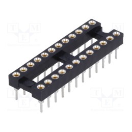 10 pcs : DS1001-01-24BT1NSF6S-JKB - Socket: integrated circuits, DIP24, Pitch: 2.54mm, precision, THT