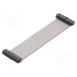 10 pcs : DS1052-262B2NA201501 - Ribbon cable with IDC connectors, Cable ph: 1.27mm, 0.15m