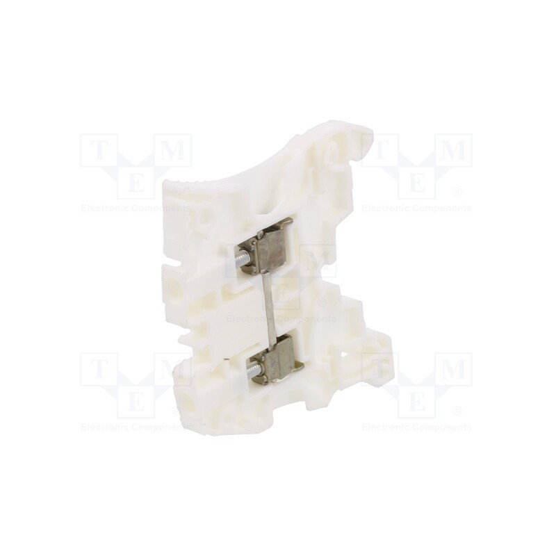 10 pcs : ZS4-WH | 1SNK505065R0000 - Splice terminal: rail, 0.2÷4mm2, ways: 1, terminals: 2, white, SNK