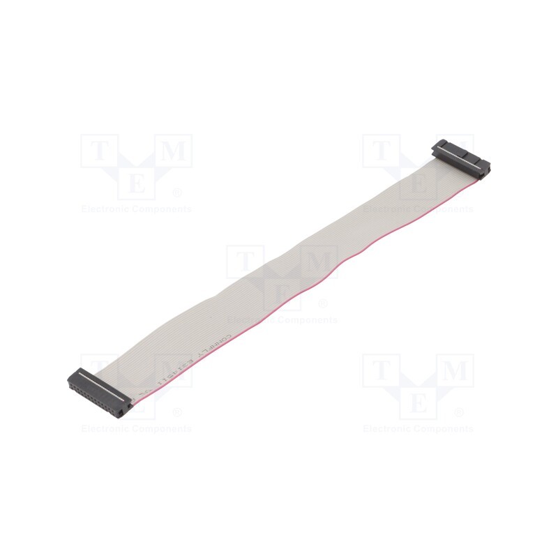 10 pcs : DS1052-302B2MA201501 - Ribbon cable with IDC connectors, Cable ph: 1.27mm, 0.15m