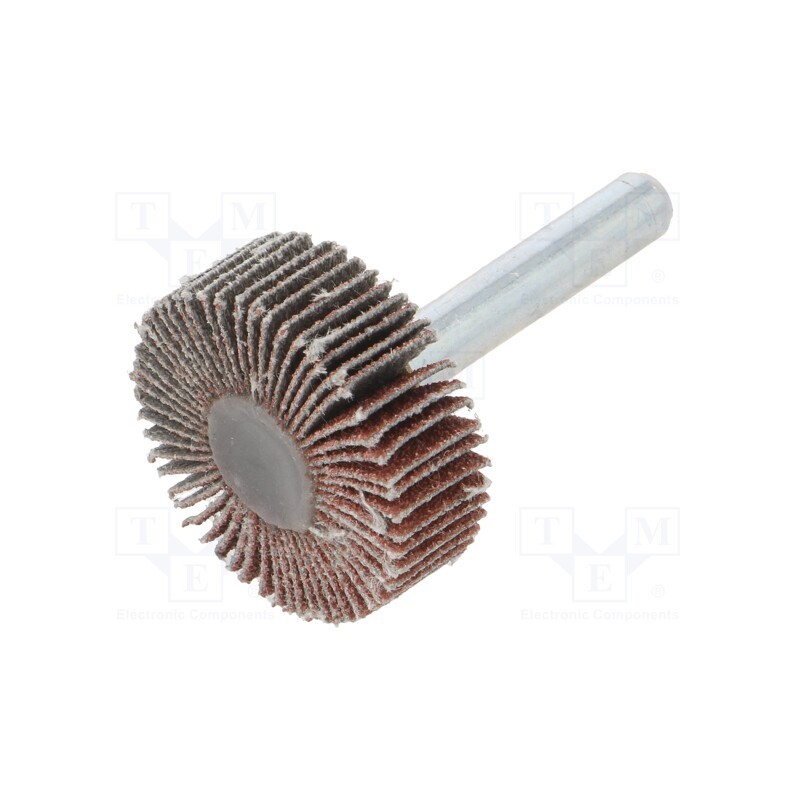 10 pcs : RG.037 - Wheel, Granularity: 80, Mounting: rod 6mm, with lever, Ø30x10mm