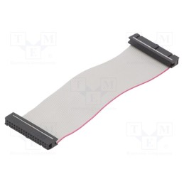 10 pcs : DS1052-342B2NA201501 - Ribbon cable with IDC connectors, Cable ph: 1.27mm, 0.15m