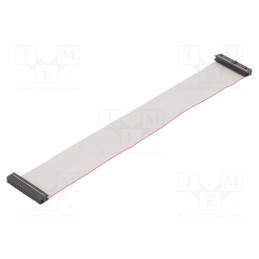 10 pcs : DS1052-342B2NA203001 - Ribbon cable with IDC connectors, Cable ph: 1.27mm, 0.3m