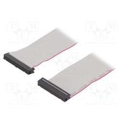 10 pcs : DS1052-342B2NA206001 - Ribbon cable with IDC connectors, Cable ph: 1.27mm, 0.6m