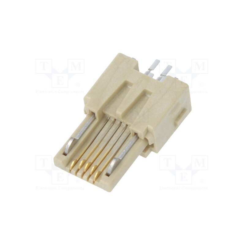 10 pcs : ZX40-A-5S-UNIT(30) - Plug, eMobility, ZX, for cable, soldering, PIN: 5, straight, USB 2.0