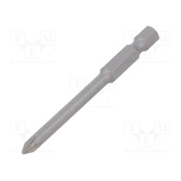 10 pcs : 862PH/L1 - Screwdriver bit, Phillips, PH1, Overall len: 70mm