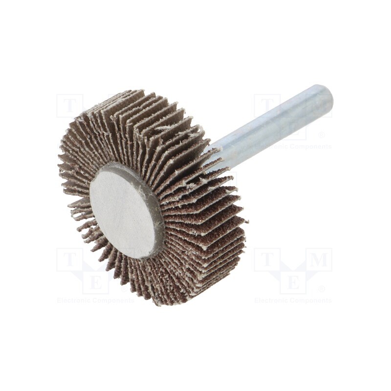 10 pcs : RG.011 - Wheel, Granularity: 60, Mounting: rod 6mm, with lever, Ø40x10mm