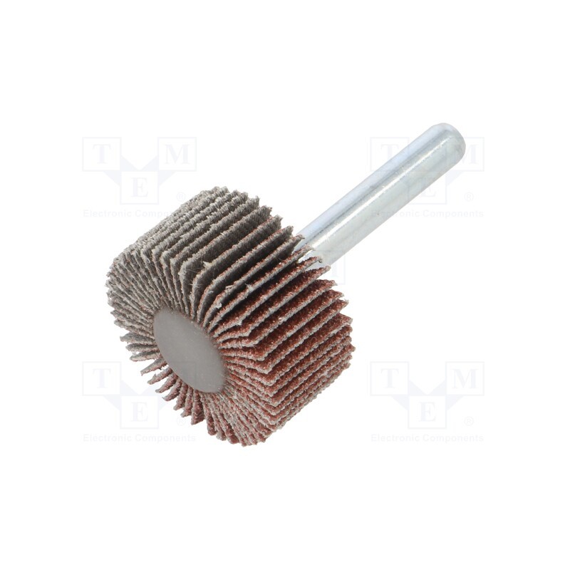 10 pcs : RG.004 - Wheel, Granularity: 60, Mounting: rod 6mm, with lever, Ø30x15mm