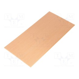 10 pcs : 710-6 - Board: universal, single sided,prototyping, W: 100mm, L: 200mm