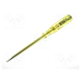 10 pcs : 440012 - Voltage tester, insulated, slot, 4,0x0,6mm, Blade length: 100mm