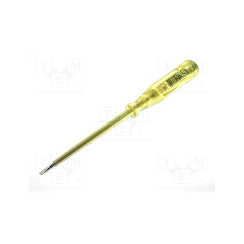 10 pcs : 440012 - Voltage tester, insulated, slot, 4,0x0,6mm, Blade length: 100mm