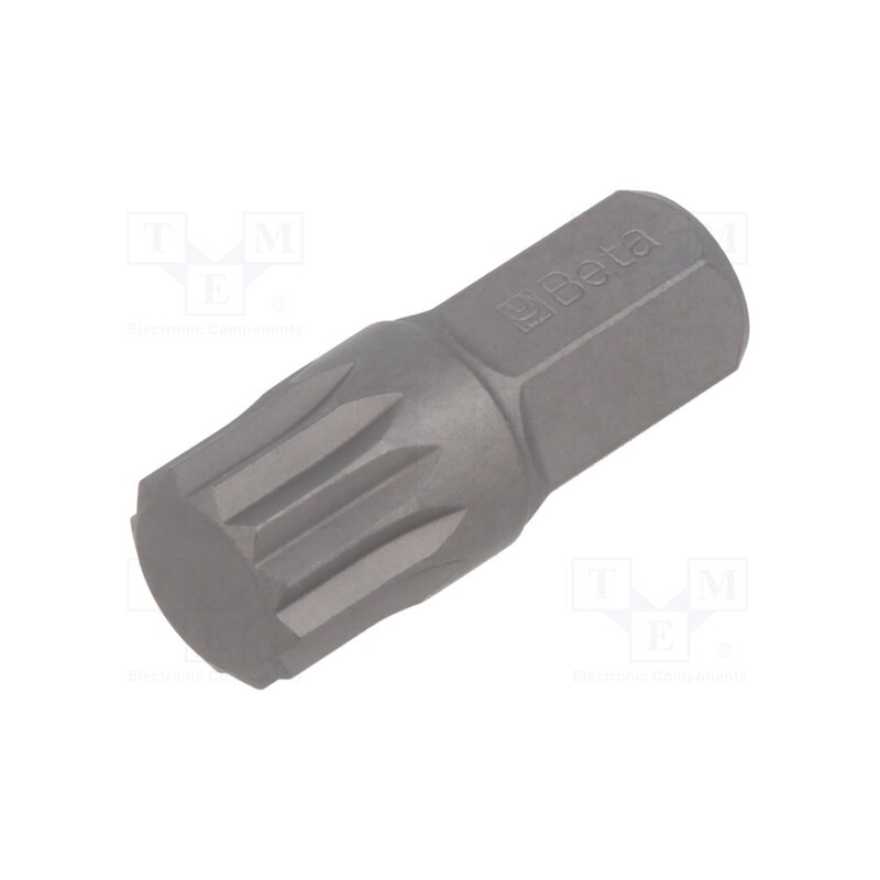 10 pcs : 867XZN/12 - Screwdriver bit, spline (12-angles), XZN M12, Overall len: 30mm