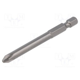 10 pcs : 032 027 10 - Screwdriver bit, Phillips, PH2, Overall len: 70mm
