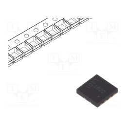 10 pcs : DLD101Q-7 - IC: driver, single transistor, LED driver, DFN8, 800mA, Ch: 1, 5÷50V