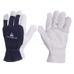 10 set : CT402BL10 - Protective gloves, Size: 10, natural leather, CT402