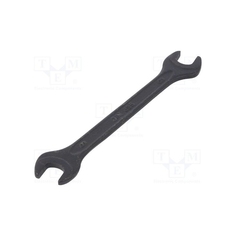 10 pcs : 895M-8-9 - Wrench, spanner, 8mm,9mm, Overall len: 109mm, blackened keys