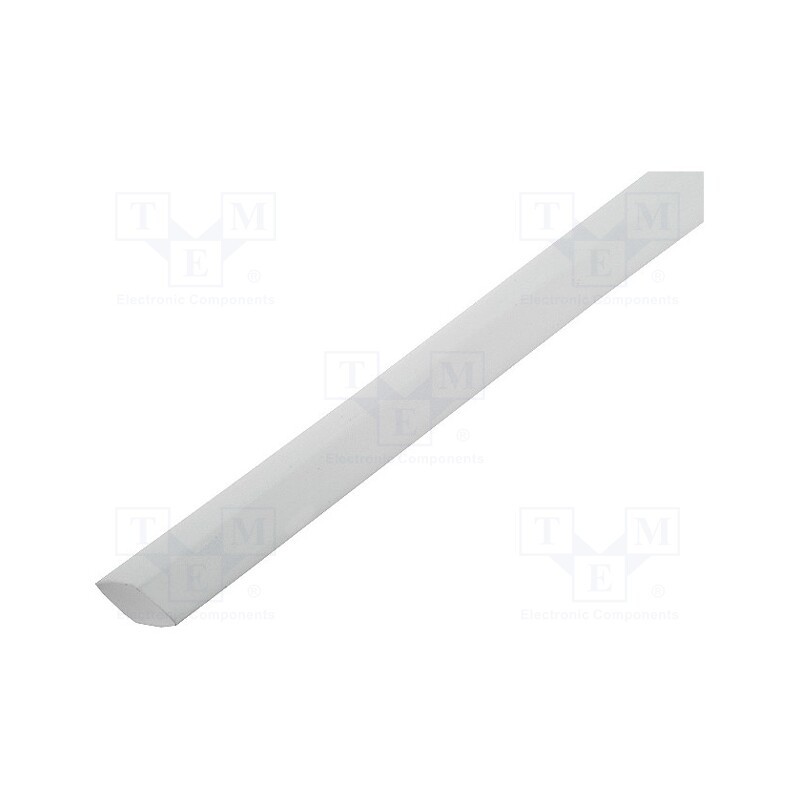 20 m : CB-HFT(2X) 12.7 - Heat shrink sleeve, glueless, 2: 1, 12.7mm, L: 1m, white, -55÷125°C