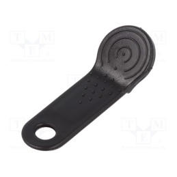 10 pcs : - Pellet memory holder in a keychain, black