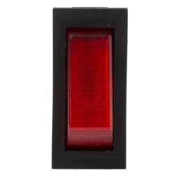 1 pcs - Arcolectric (Bulgin) Ltd Illuminated SPST, On-Off Rocker Switch Panel Mount