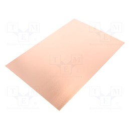 10 pcs : - Laminate, FR4,epoxy resin, 0.6mm, L: 233mm, W: 160mm, double sided