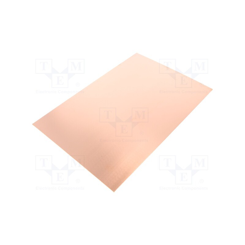 10 pcs : - Laminate, FR4,epoxy resin, 0.6mm, L: 233mm, W: 160mm, double sided