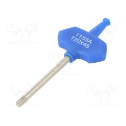 10 pcs : 1153A20R - Wrench, Torx®, TX20, Overall len: 84mm, Working part len: 45mm