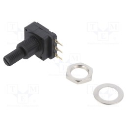 10 pcs : PC16SH10IP11222A2020TA - Potentiometer: shaft, 2.2kΩ, 200mW, THT, 6.25mm, plastic, mono