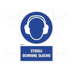 20 pcs : IM/003/1/C1/F - Safety sign, regulatory, self-adhesive folie, W: 200mm, H: 300mm