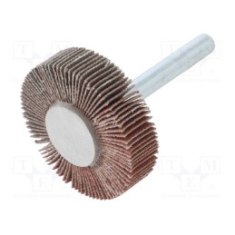 10 pcs : RG.081 - Wheel, Granularity: 120, Mounting: rod 6mm, with lever, Ø40x10mm