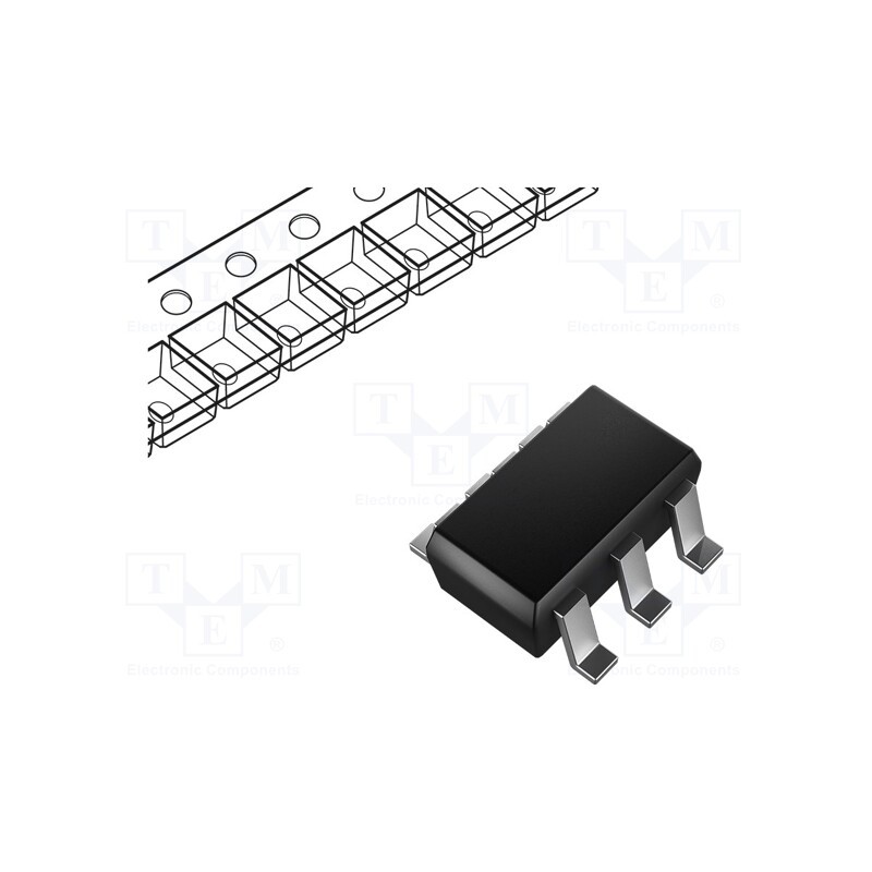 10 pcs : LM94022BIMGX/NOPB - IC: temperature sensor, -50÷150°C, SC70-5, SMD, Accur: ±2,7°C