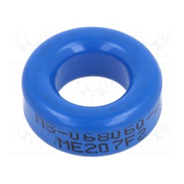10 pcs : MS-068060-2 - Ferrite: toroidal, L: 6.35mm, Øint: 9.65mm, Øout: 17.27mm, 43nH