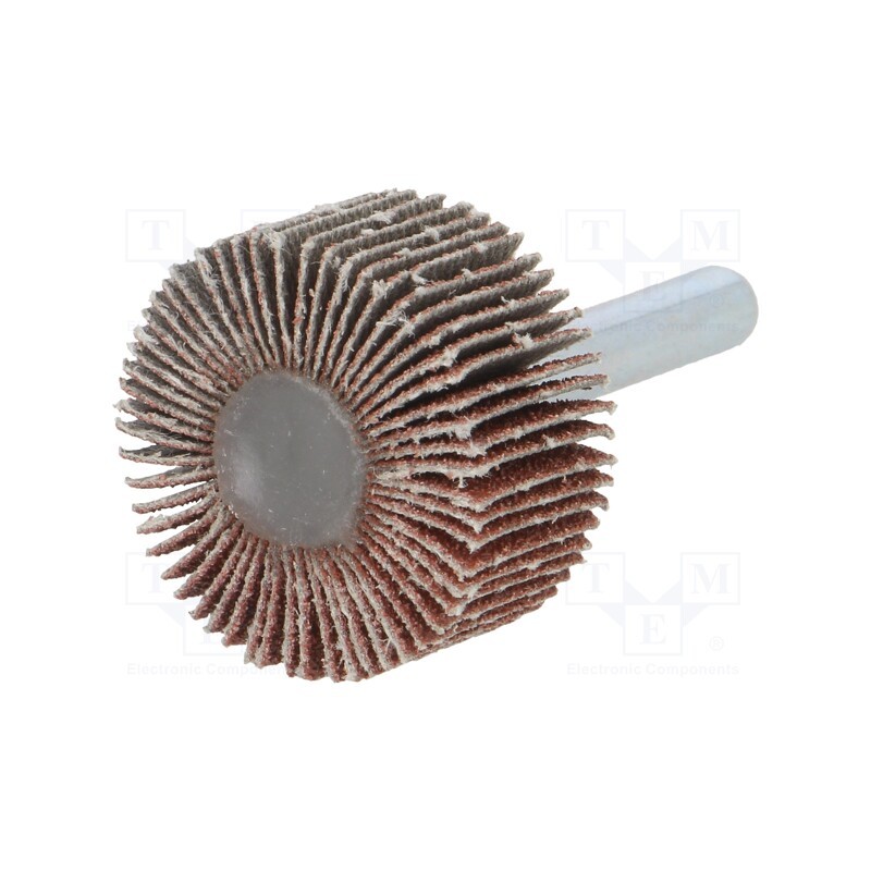 10 pcs : RG.039 - Wheel, Granularity: 80, Mounting: rod 6mm, with lever, Ø30x15mm