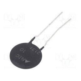 10 pcs : B57364S0100M000 - NTC thermistor, 10Ω, -55÷170°C, 5.1W, ±20%, THT, 3300K, Pitch: 7.5mm