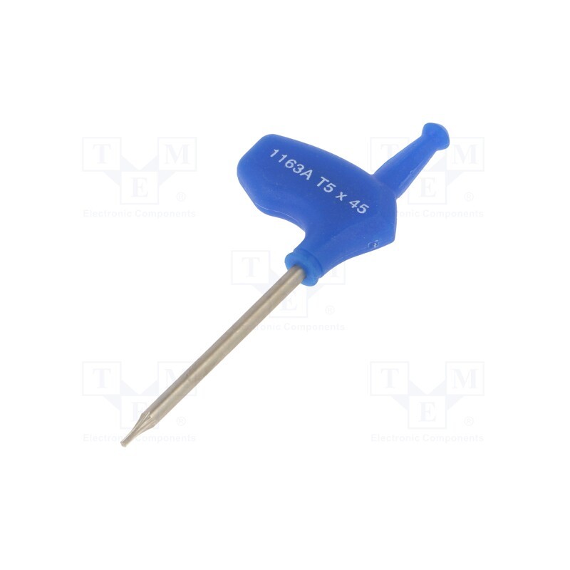 10 pcs : 1163A05R - Wrench, Torx®, TX05, Overall len: 84mm, Working part len: 45mm