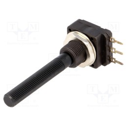 10 pcs : PC-16 SH10IP06 100KB - Potentiometer: shaft, single turn, 100kΩ, 100mW, THT, 6mm, plastic